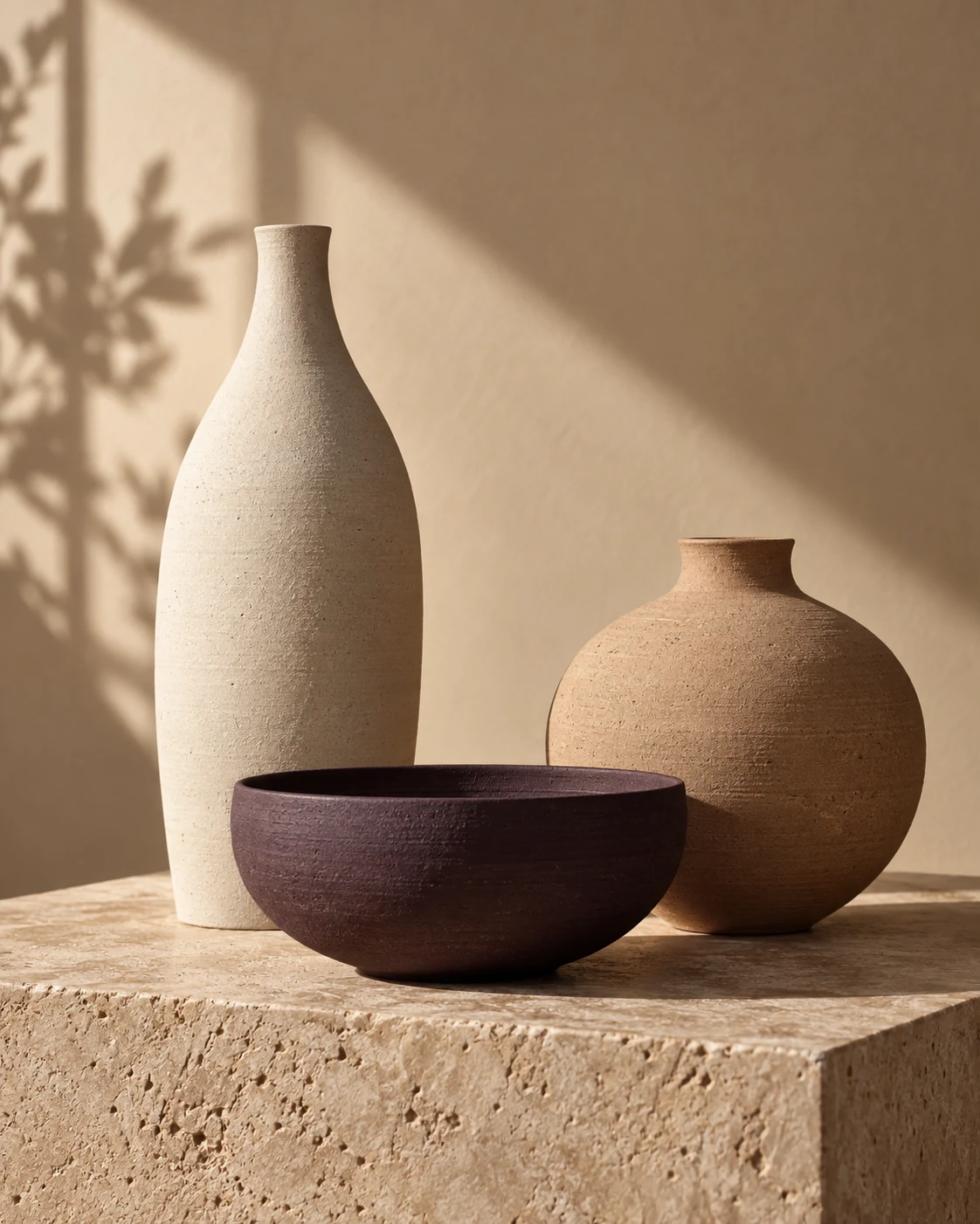 Sculptural ceramics in a store concept